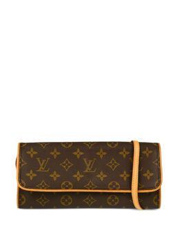 Louis Vuitton Pre-Owned: Коричневый клатч 