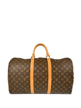 Louis Vuitton Pre-Owned: Коричневая сумка 