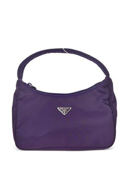 Prada Pre-Owned: Фиолетовая сумка-шоппер 