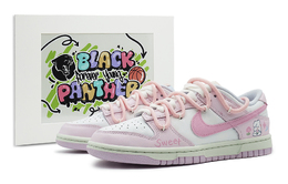 Nike: Розовые кроссовки  Dunk