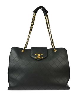 CHANEL Pre-Owned: Чёрная сумка 