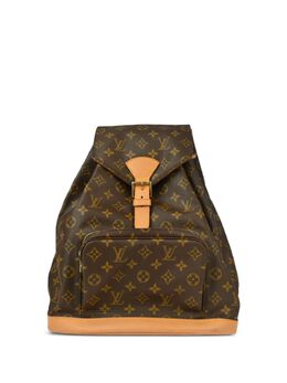 Louis Vuitton Pre-Owned: Коричневый рюкзак 