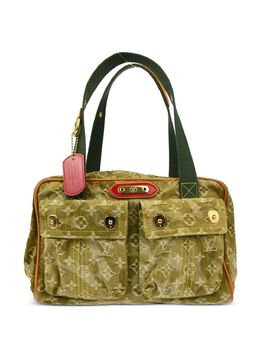 Louis Vuitton Pre-Owned: Зелёная сумка-шоппер 