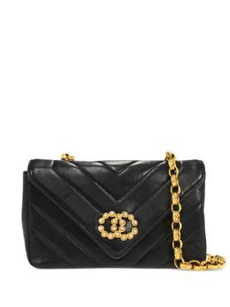 CHANEL Pre-Owned: Чёрная сумка 