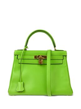 Hermès Pre-Owned: Зелёная сумка 