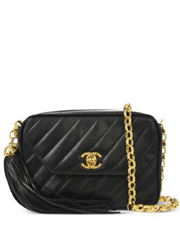 CHANEL Pre-Owned: Чёрная сумка 