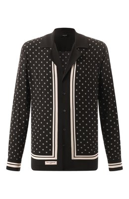 Balmain: Рубашка из вискозы 