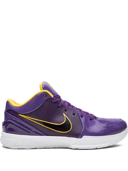 Nike: Фиолетовые кроссовки  Kobe IV Protro