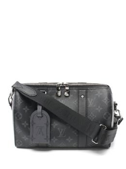 Louis Vuitton Pre-Owned: Чёрная сумка 