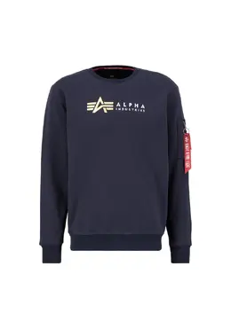 Alpha Industries: Синий свитер 