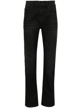 7 For All Mankind: Чёрные джинсы  Slimmy