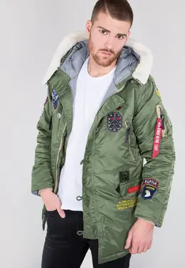 Alpha Industries: Зимний пуховик 