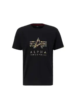 Alpha Industries: Чёрная футболка 