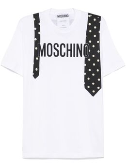 Moschino: Футболка с принтом 