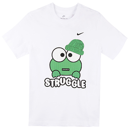 Nike: Белая футболка 
