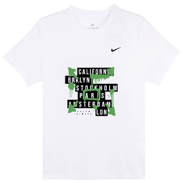 Nike: Белая футболка 