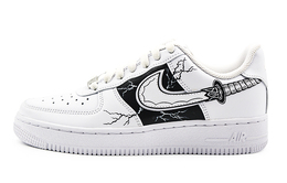 Nike: Чёрные кроссовки  Air Force 1