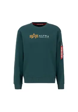 Alpha Industries: Зелёный свитер 