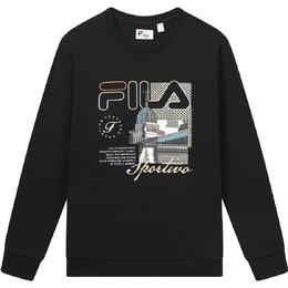 Fila: Чёрная толстовка 