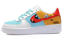 Nike: Оранжевые кроссовки  Air Force 1