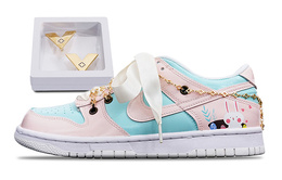 Nike: Розовые кроссовки  Dunk