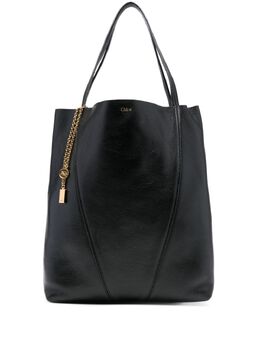 Chloé: Чёрная сумка-шоппер 