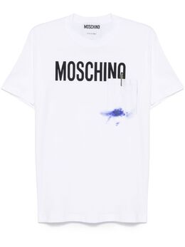 Moschino: Футболка с принтом 