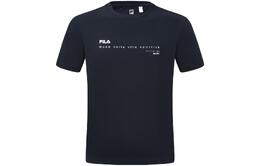 Fila: Чёрная футболка 