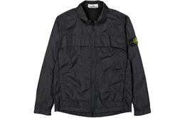 Stone Island: Чёрная куртка  Crinkle Reps