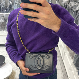 Chanel: Синяя сумка 