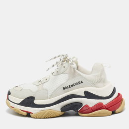 Balenciaga: Многоцветные кроссовки  Triple S