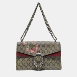 Gucci: Розовая сумка  GG Supreme