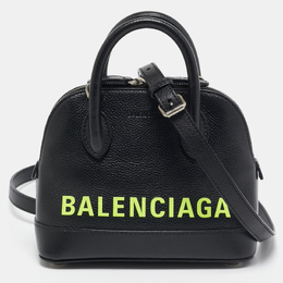 Balenciaga: Чёрная сумка  Ville