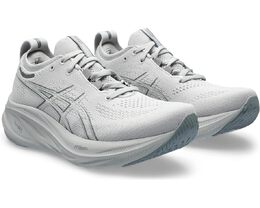 Asics: Серебристые кроссовки  Gel-Nimbus