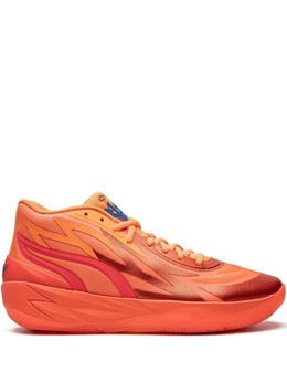 PUMA: Оранжевые кроссовки 