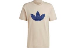 Adidas Originals: Бежевая футболка 