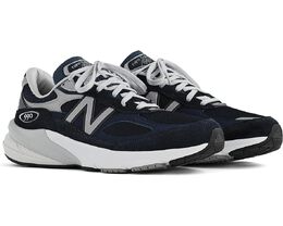 New Balance: Синие кроссовки 