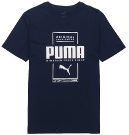 PUMA: Голубая футболка 