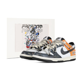 Nike: Чёрные кроссовки  Dunk