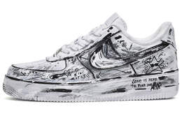 Nike: Чёрные кроссовки  Air Force 1