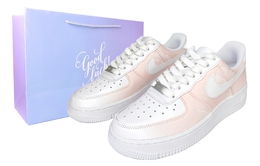 Nike: Розовые кроссовки  Air Force 1
