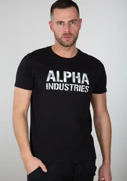 Alpha Industries: Футболка с принтом 