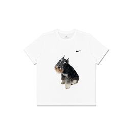 Nike: Белая футболка 