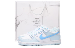 Nike: Белые кроссовки  Dunk