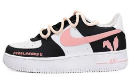 Nike: Чёрные кроссовки  Air Force 1