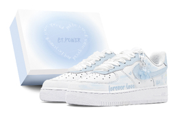 Nike: Белые кроссовки  Air Force 1