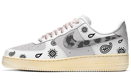 Nike: Чёрные кроссовки  Air Force 1