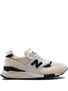 New Balance: Белые кроссовки 