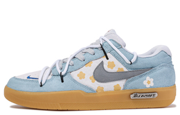 Nike: Голубые кроссовки 