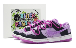 Nike: Фиолетовые кроссовки  Dunk